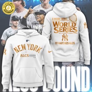Limited Edition New York Yankees 2024 ALCS 19 Matches White T-Shirt