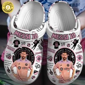 Lionel Messi Football Soccer Sport Clogs Crocband Clogs Shoes Comfortable For Men Women
