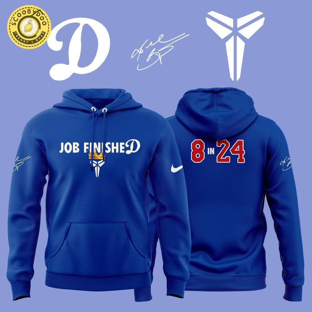 Los Angeles Dodgers Nike Gear Via Kobe Bryant 8 In 24 Unisex Blue Hoodie Los Angeles Dodgers Nike Gear Via Kobe Bryant 8 In 24 Unisex Blue Hoodie