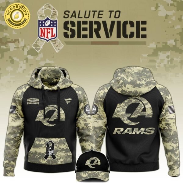 Los Angeles Rams 2024 Salute to Service Limited Edition Hoodie – Military Apparel