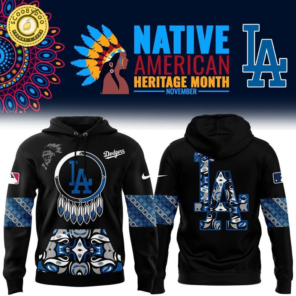 Men’s Nike Los Angeles Dodgers 2024 MLB Native American Heritage Month Hoodie Men’s Nike Los Angeles Dodgers 2024 MLB Native American Heritage Month Hoodie