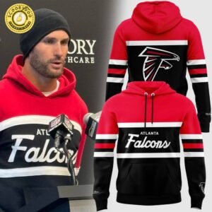 Men’s Pro 2024 Atlanta Falcons Exclusive Game Hoodie – Official Team Apparel