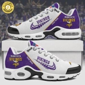 Minnesota Vikings Custom Name Premium 01 Air Max Shoes 2024