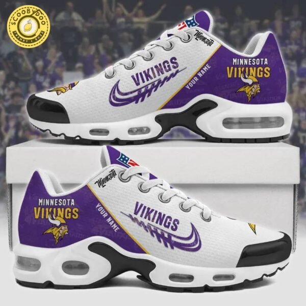 Minnesota Vikings Custom Name Premium 01 Air Max Shoes 2024