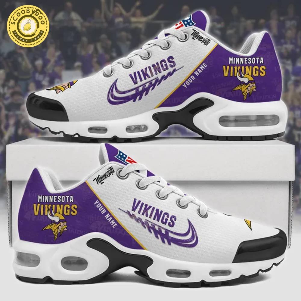 Minnesota Vikings Custom Name Premium 01 Air Max Shoes 2024 Minnesota Vikings Custom Name Premium 01 Air Max Shoes 2024