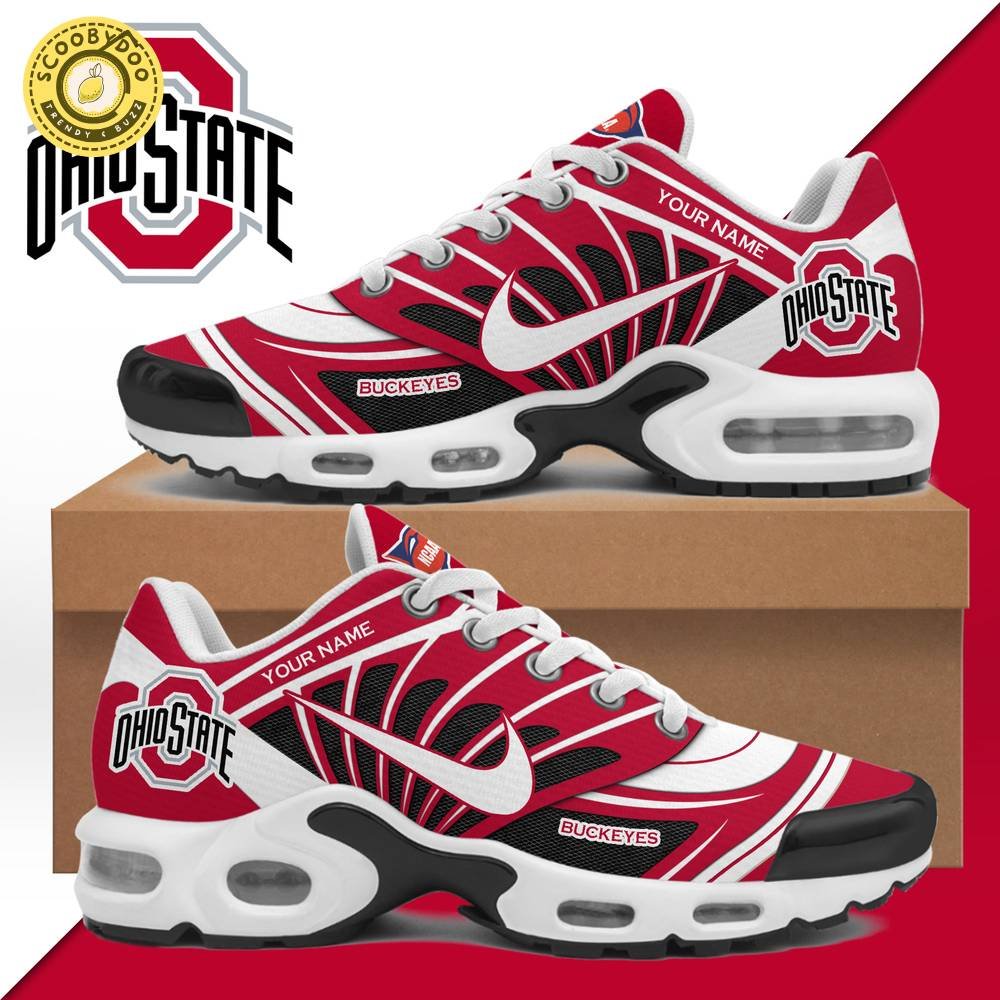 Ohio State Buckeyes Air Max Plus Sport Custom Sneakers – Limited Edition NCAA Shoes Ohio State Buckeyes Air Max Plus Sport Custom Sneakers – Limited Edition NCAA Shoes