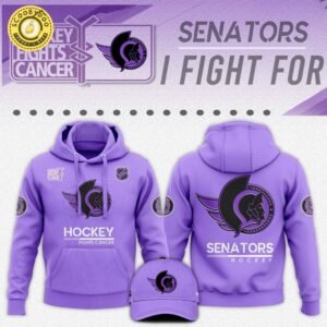 Ottawa Senators Hockey Fights Cancer Unisex Hoodie | NHL Charity Hoodie