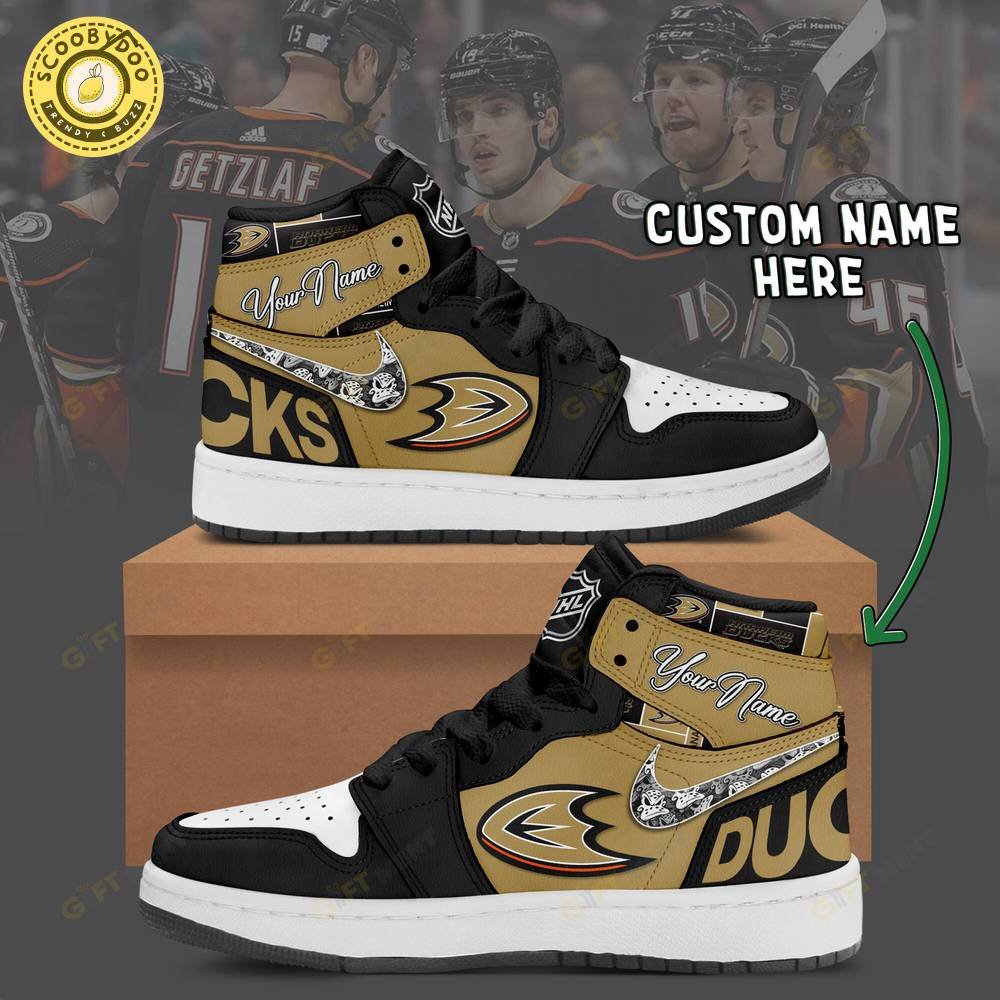 Personalized Anaheim Ducks Air Jordan 1 Personalized Anaheim Ducks Air Jordan 1