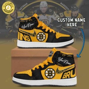 Personalized Boston Bruins Air Jordan 1