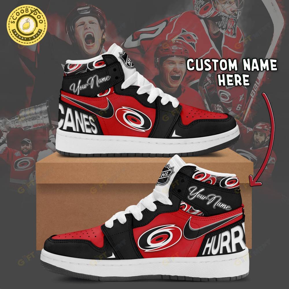 Personalized Carolina Hurricanes Air Jordan 1 Personalized Carolina Hurricanes Air Jordan 1