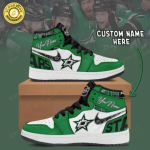 Personalized Dallas Stars Air Jordan 1