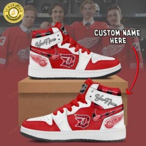Personalized Detroit Red Wings Air Jordan 1