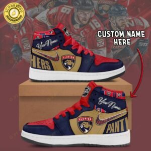 Personalized Florida Panthers Air Jordan 1