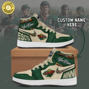 Personalized Minnesota Wild Air Jordan 1