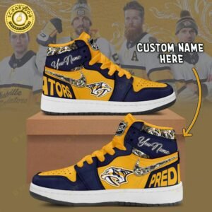Personalized Nashville Predators Air Jordan 1
