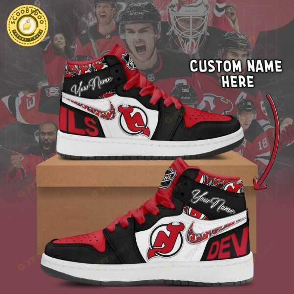 Personalized New Jersey Devils Air Jordan 1