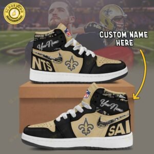 Personalized New Orleans Saints– Air Jordan 1