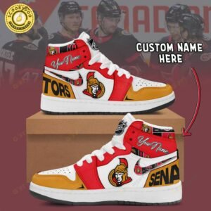 Personalized Ottawa Senators Air Jordan 1