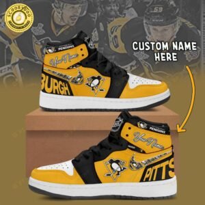 Personalized Pittsburgh Penguins Air Jordan 1