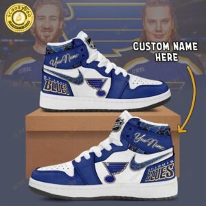 Personalized St. Louis Blues Air Jordan 1