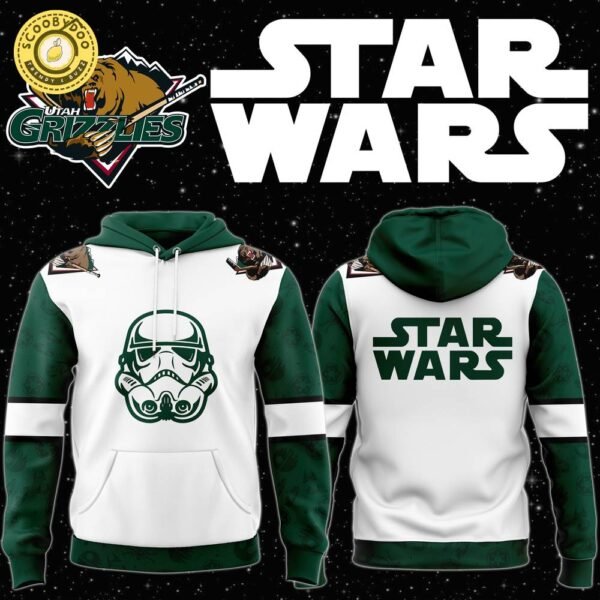 Personalized Utah Grizzlies x Star Wars Night 2024 Hoodie – Unique Fan Gear