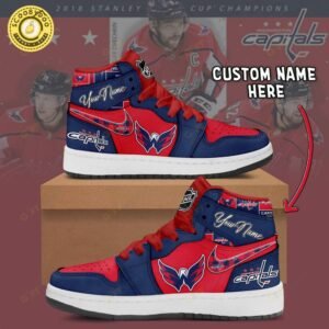 Personalized Washington Capitals Air Jordan 1