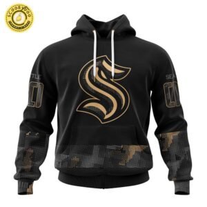 Seattle Kraken NHL Personalized Military Appreciation Design Hoodie – Fan Gear