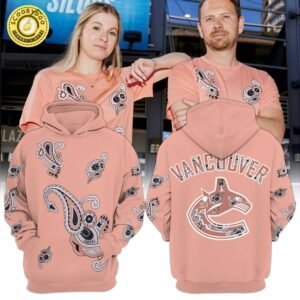 Special Vancouver Canucks Hockey Team Paisley Hoodie – Stylish Team Apparel