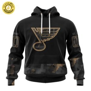 St. Louis Blues NHL Personalized Military Appreciation Design Hoodie – Custom Apparel