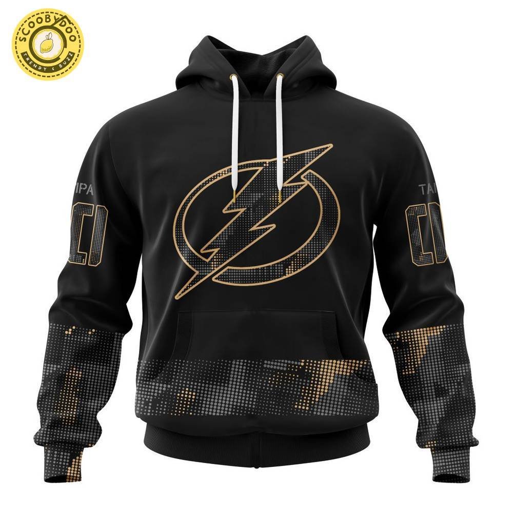 Tampa Bay Lightning NHL Personalized Military Appreciation Design Hoodie – Exclusive Gear Tampa Bay Lightning NHL Personalized Military Appreciation Design Hoodie – Exclusive Gear