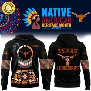 Texas Longhorns 2024 Native American Heritage Month Premium Hoodie – Special Edition