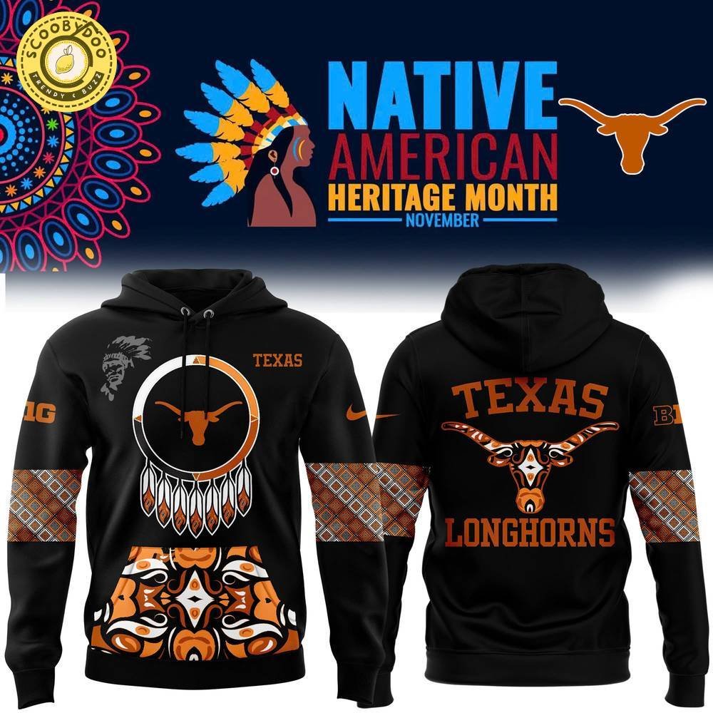 Texas Longhorns 2024 Native American Heritage Month Premium Hoodie – Special Edition Texas Longhorns 2024 Native American Heritage Month Premium Hoodie – Special Edition