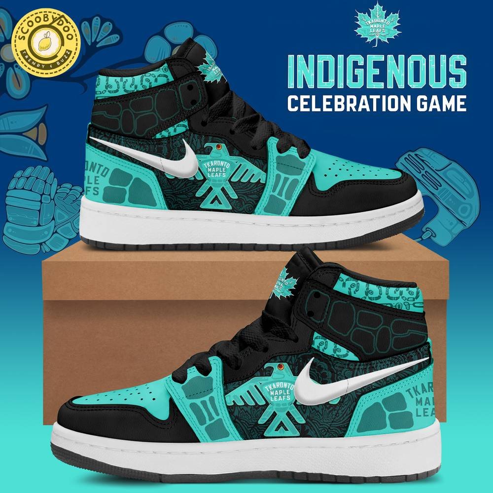 Toronto Maple Leafs 2024 Indigenous Heritage Celebration Game Night Premium Limited AJ1 Shoes Toronto Maple Leafs 2024 Indigenous Heritage Celebration Game Night Premium Limited AJ1 Shoes