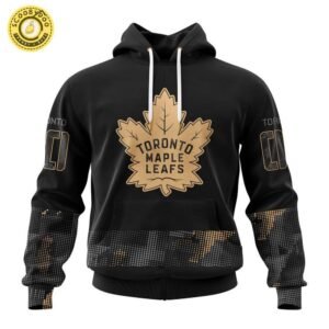 Toronto Maple Leafs NHL Personalized Military Appreciation Design Hoodie – Fan Apparel