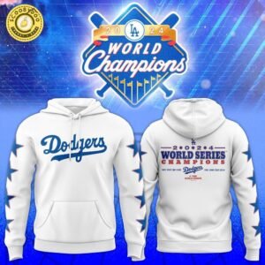 Unisex Los Angeles Dodgers Royal 2024 World Series Champions Hoodie | MLB Championship Apparel