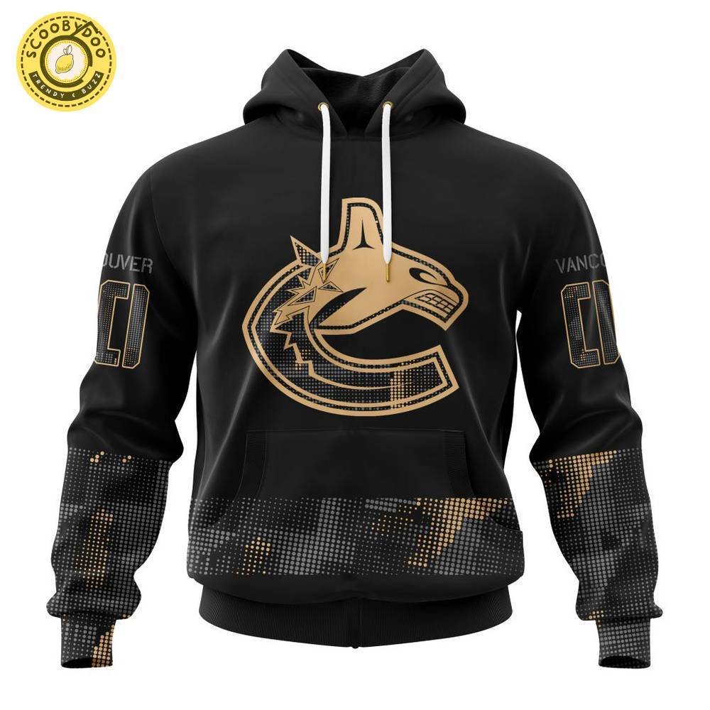 Vancouver Canucks NHL Personalized Military Appreciation Design Hoodie – Custom Fan Apparel Vancouver Canucks NHL Personalized Military Appreciation Design Hoodie – Custom Fan Apparel