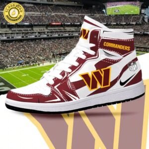 Washington Commanders NFL Air Jordan 1 Sneakers Limited Edition