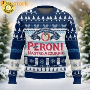 Introducing The ‘Peroni Nastro Azzurro Ugly Christmas Sweater’