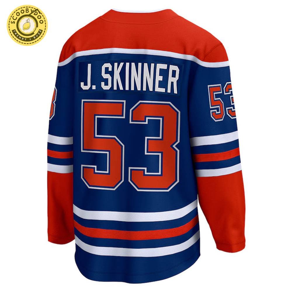 Jeff Skinner Edmonton Oilers Nhl Fanatics Breakaway Royal Home Jersey Jeff Skinner Edmonton Oilers Nhl Fanatics Breakaway Royal Home Jersey