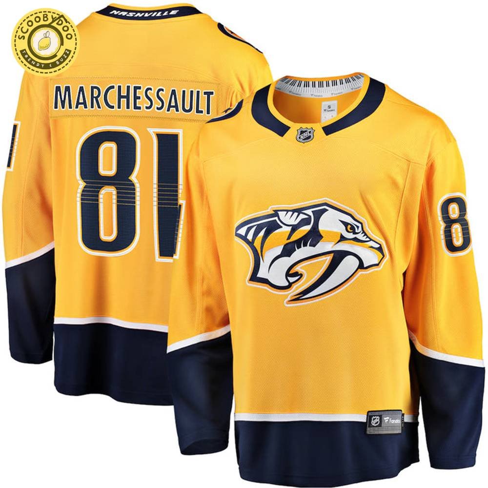 Jonathan Marchessault Nashville Predators Nhl Fanatics Breakaway Home Jersey Jonathan Marchessault Nashville Predators Nhl Fanatics Breakaway Home Jersey