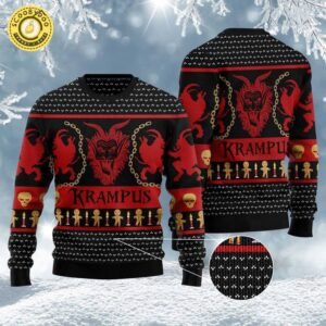 Krampus Ugly Christmas Sweater, Funny Ugly Christmas Sweater, Sweater Xmas