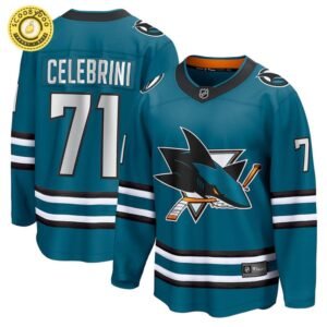 Macklin Celebrini San Jose Sharks Nhl Fanatics Breakaway Home Jersey