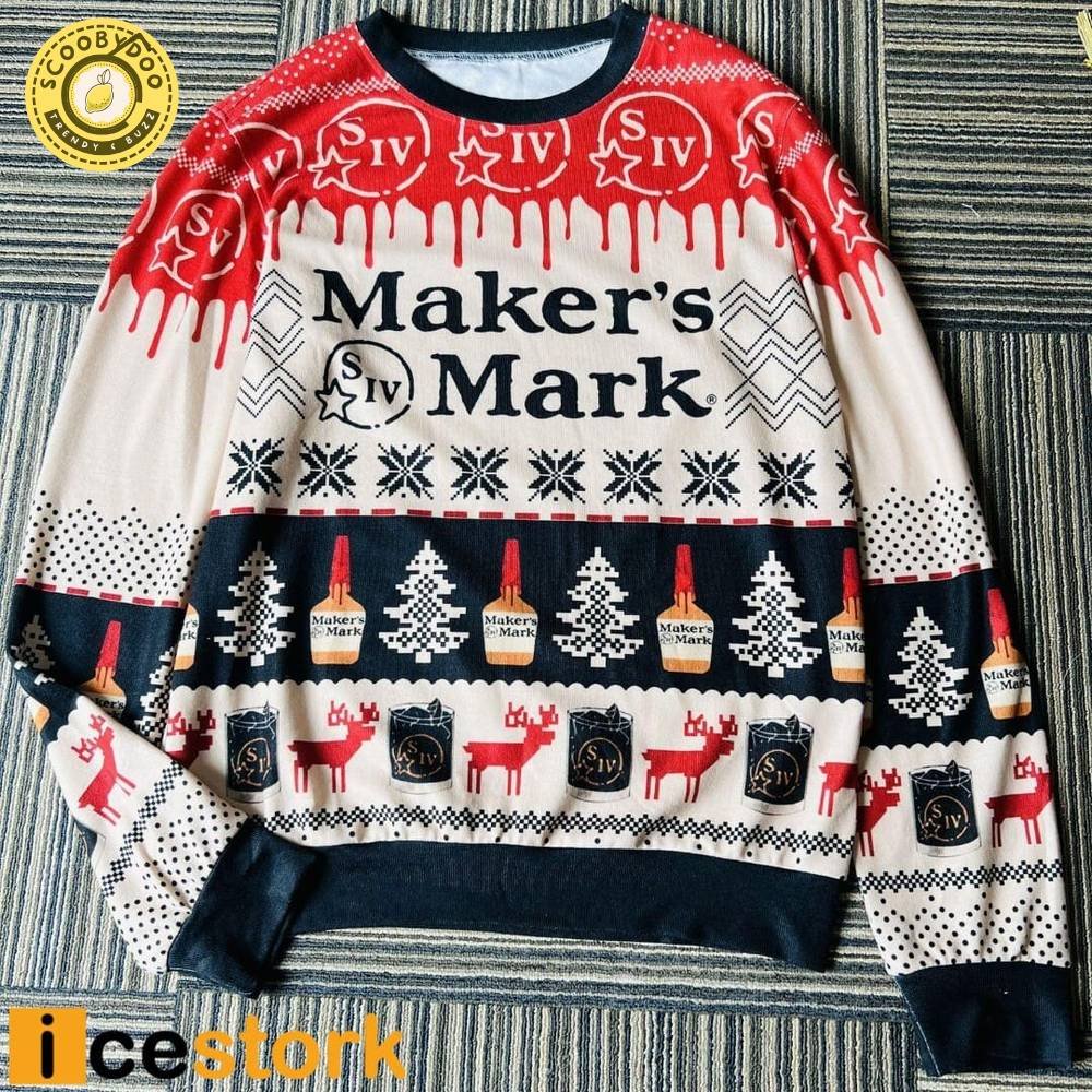 Maker’S Mark Ugly Christmas Sweater Maker’S Mark Ugly Christmas Sweater