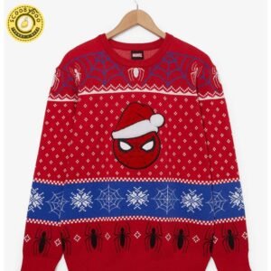 Marvel Spider-Man Santa Hat Holiday Sweater