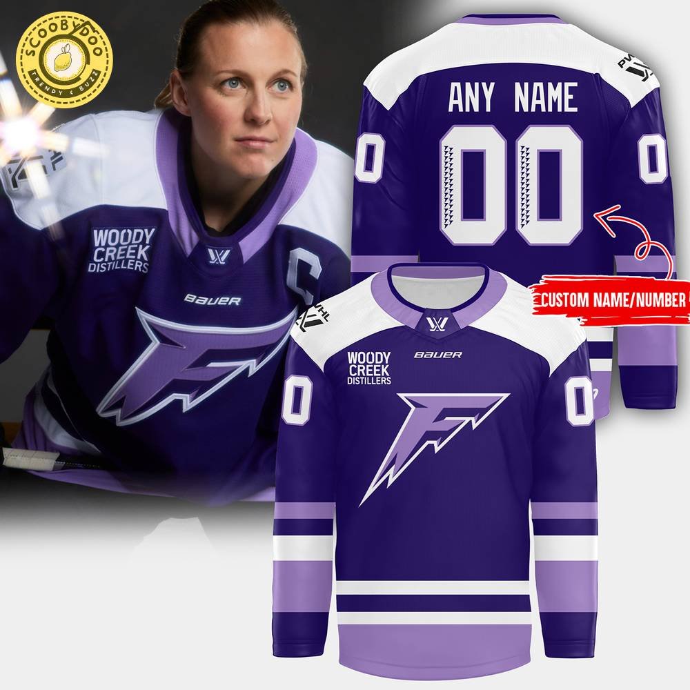 Minnesota Frost 2024 NHL Custom Jersey - Woody Creek Distillers Edition Minnesota Frost 2024 NHL Custom Jersey - Woody Creek Distillers Edition