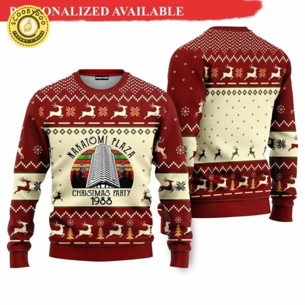 Nakatomi Plaza Ugly Christmas Sweater – Ugly Christmas Sweater