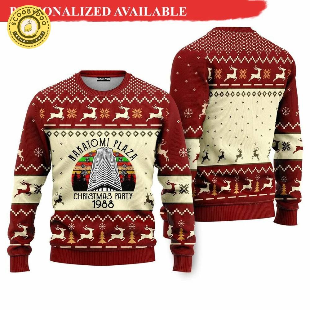 Nakatomi Plaza Ugly Christmas Sweater – Ugly Christmas Sweater Nakatomi Plaza Ugly Christmas Sweater – Ugly Christmas Sweater