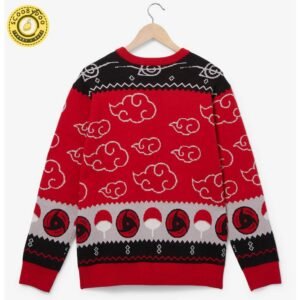 Naruto Shippuden Itachi Akatsuki Cloud Holiday Sweater