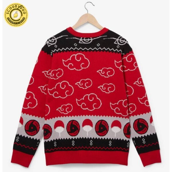 Naruto Shippuden Itachi Akatsuki Cloud Holiday Sweater