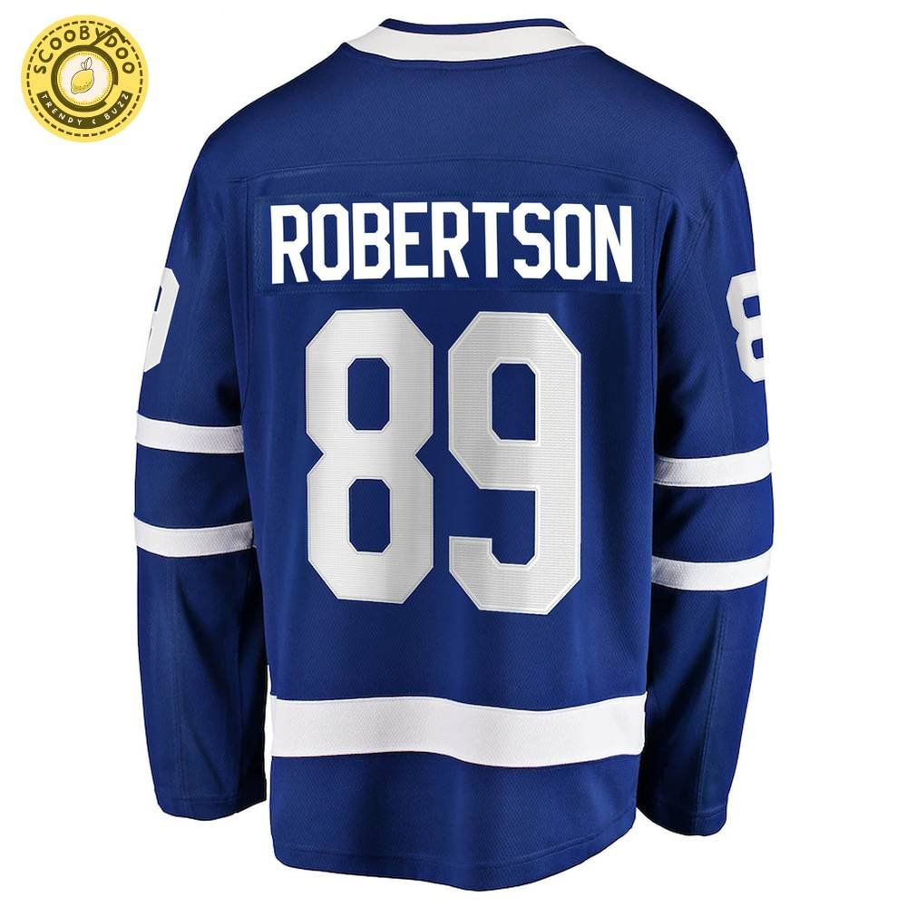 Nicholas Robertson Toronto Maple Leafs NHL Fanatics Breakaway Home Jersey Nicholas Robertson Toronto Maple Leafs NHL Fanatics Breakaway Home Jersey